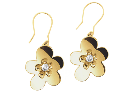 Gold Plated | Cubic Zirconia Set Stud Earrings